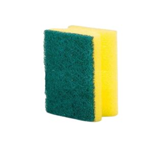 2 In 1 Scrub Sponge Pad for Kitchen, Sink & Bathroom Cleaning
