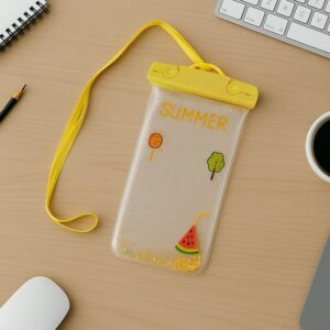 Waterproof Phone Pouch with Belt | Dustproof Rain Pouch for All Android & iPhone