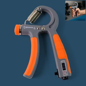 Adjustable Hand Grip Strengthener with Counter – Forearm & Wrist Exercise Tool