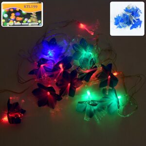 Fiber Flower LED Lights – 3 Meter Decorative Multicolor Flower String Lights for Festivals & Home Décor